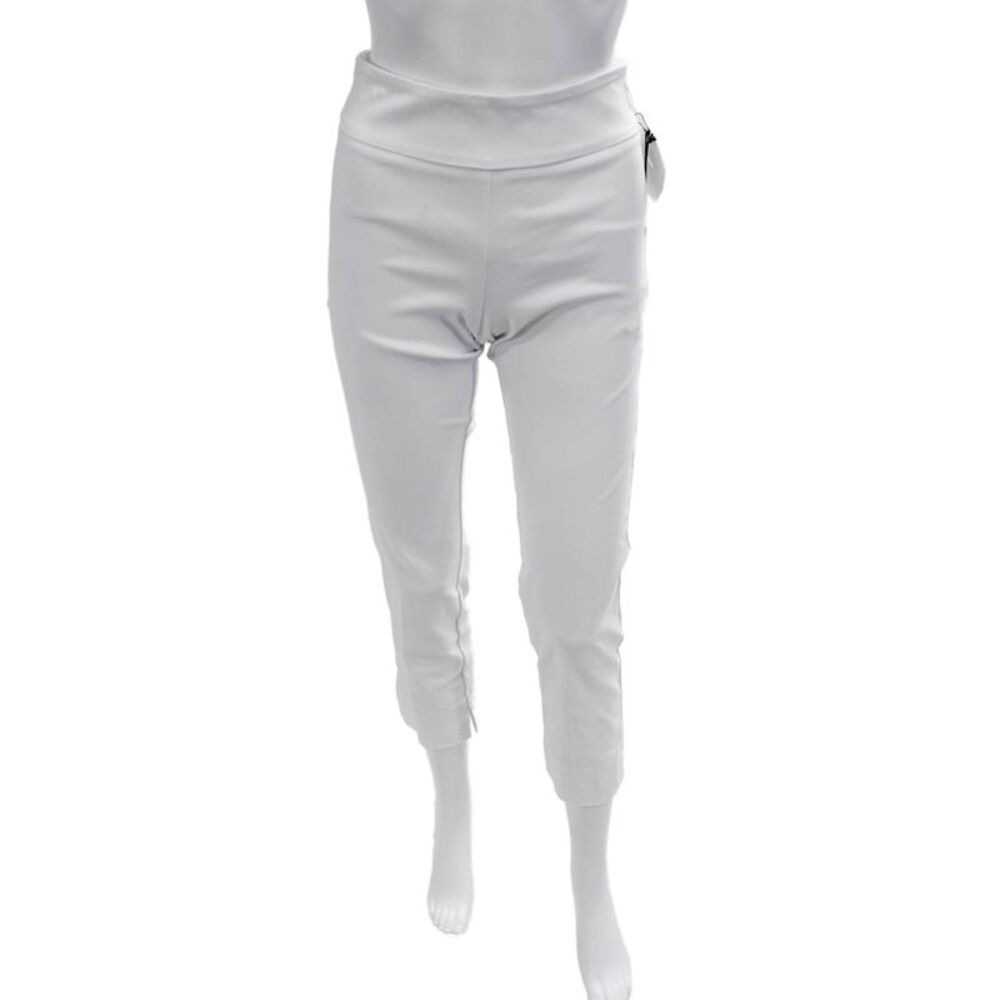 Estelle & Finn Womens Mid-Rise Stretch Skinny Dress Pants White Size 24